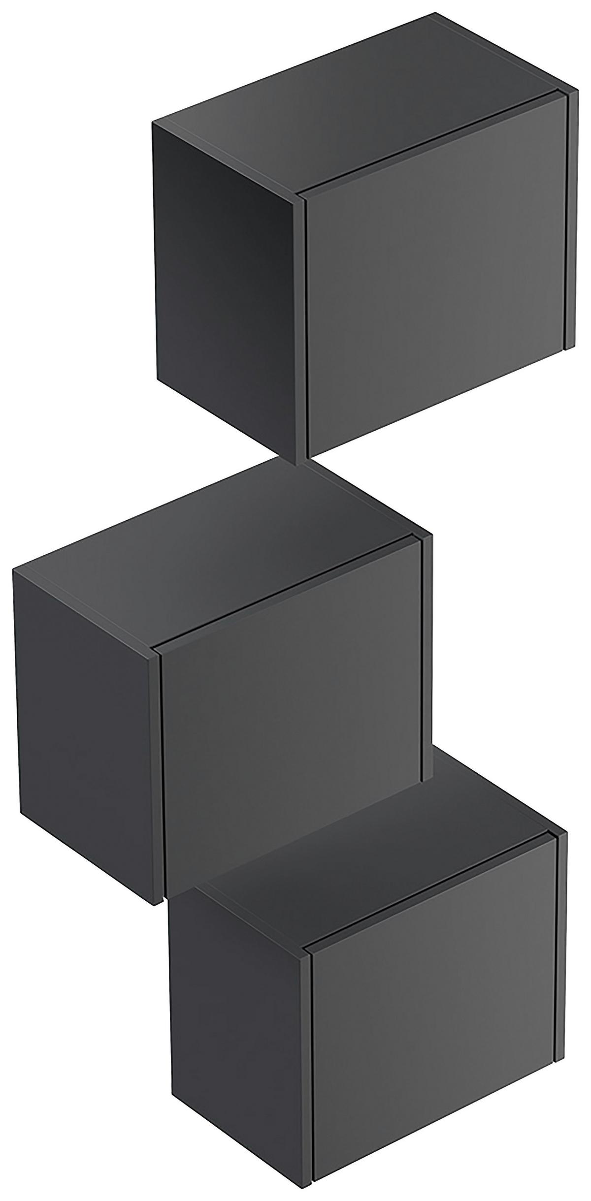 Hängeschrank Limes Graphitfarben B: 41,4 Cm - Graphitfarben, MODERN, Holzwerkstoff (41,4/33,3/25cm) - MID.YOU