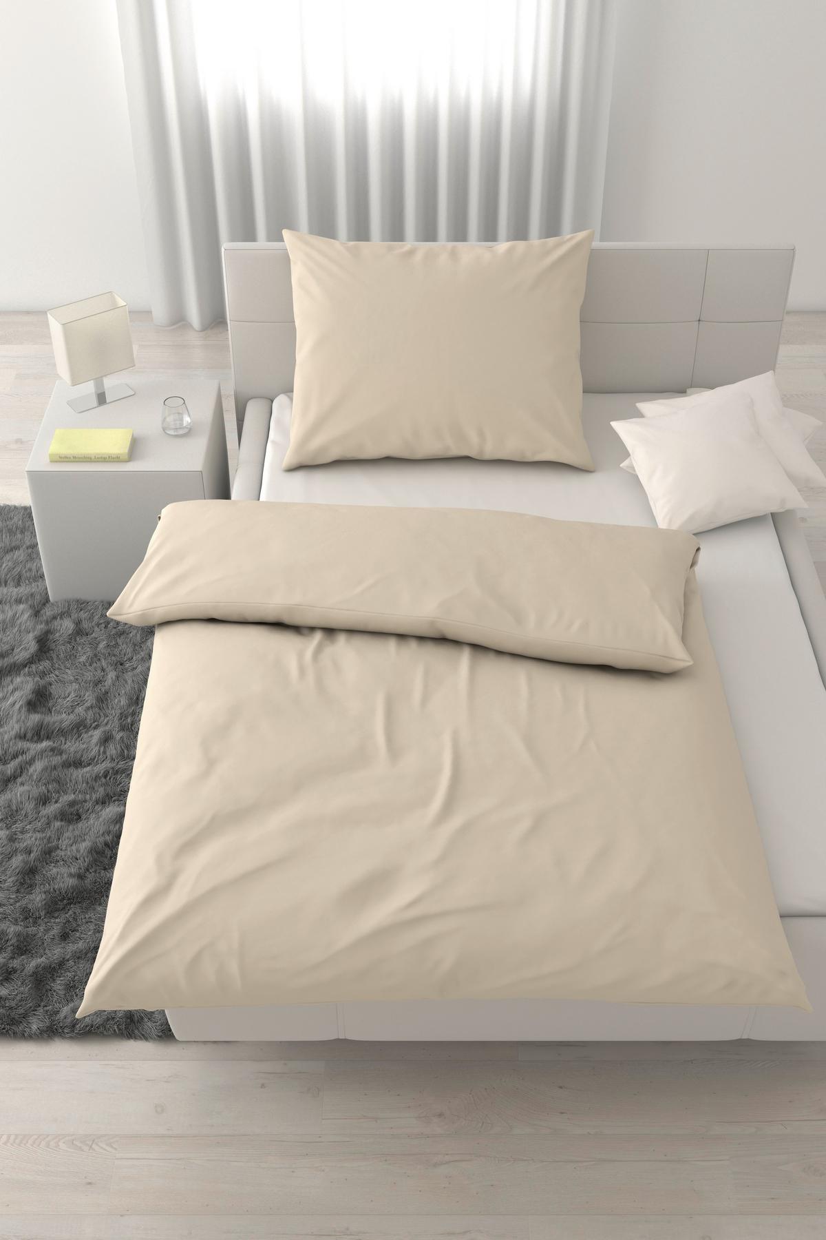 POSTEĽNÁ BIELIZEŇ JULIE - béžovohnedá, textil (140/200cm) - Mömax