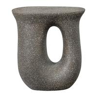 Beistelltisch Moson Schwarz B: 42 cm - Schwarz, Design, Keramik/Metall (42/33/45cm) - Livetastic