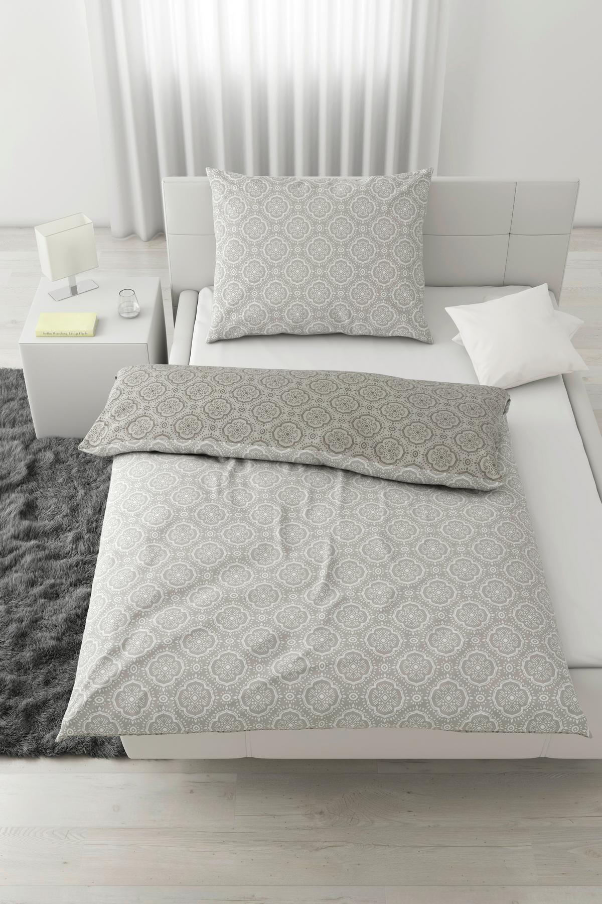 POVLEČENÍ ETHNO - světle šedá, Lifestyle, textil (140/200cm) - Mömax
