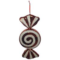 Závěsná dekorace výška: 53cm - bílá/červená, kov/plast (22,9/53,3/10,1cm) - Mömax