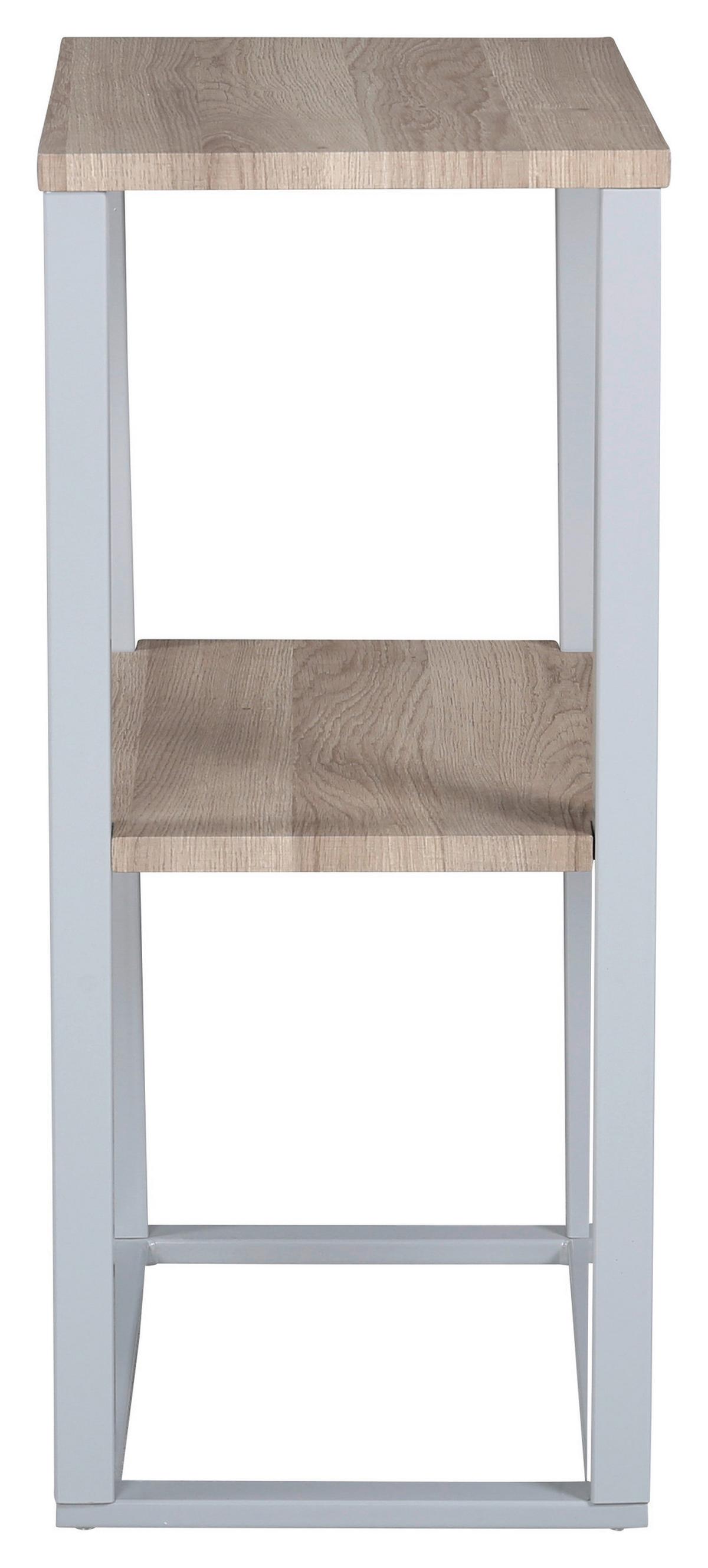 NACHTTISCH Rise Grau B: 30cm - Grau, Design, Holz/Metall (30/70/45cm) - Livetastic