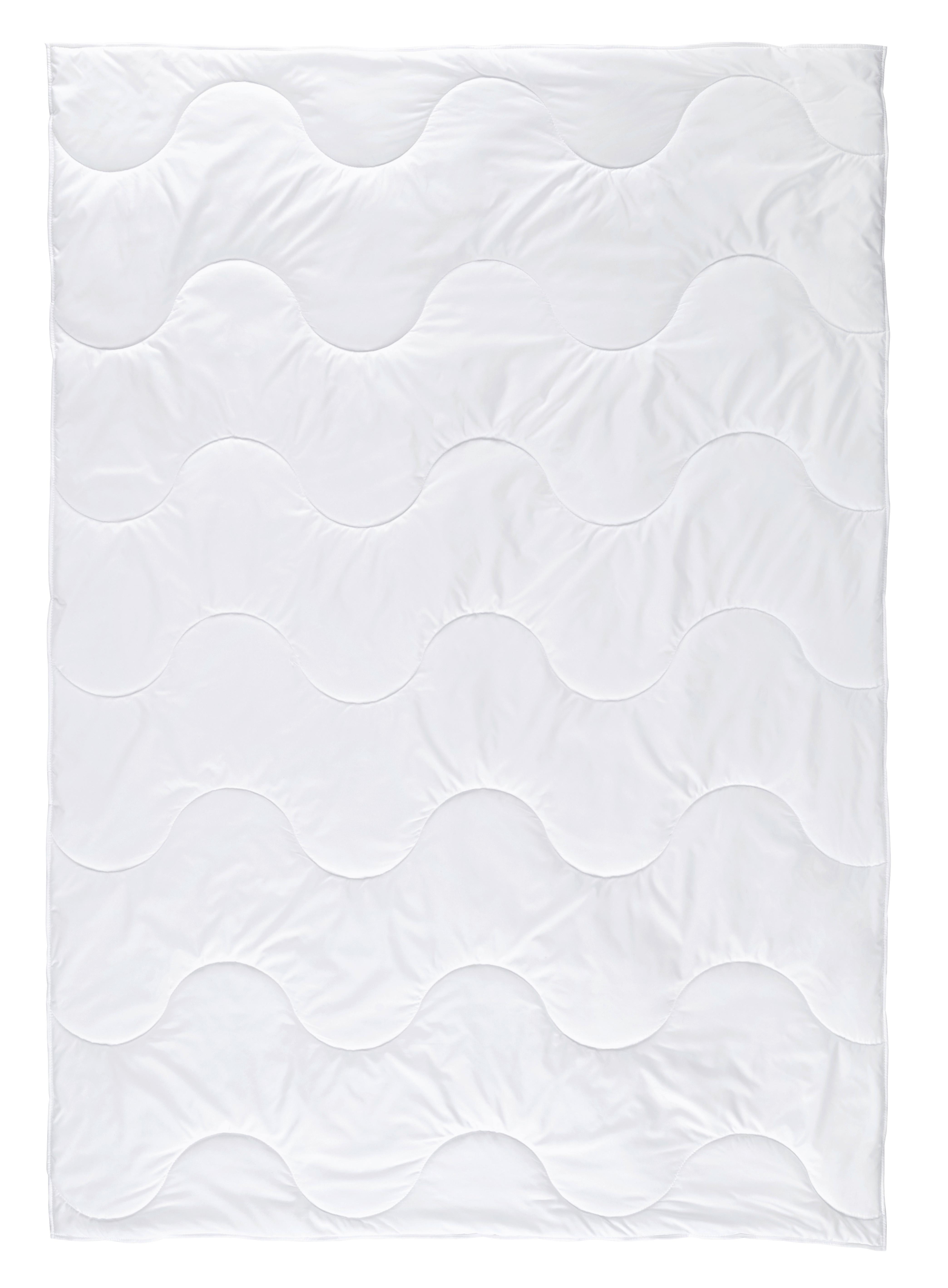 Sommerdecke Zilly Cool In Weiß Ca. 135-140x200cm - bílá, textil (135-140/200cm) - Nadana