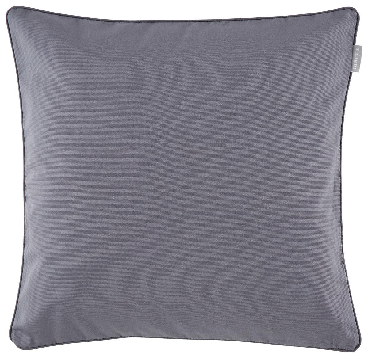 POTAH NA POLŠTÁŘ Steffi ca. 50x50cm - antracitová, Konvenční, textil (50/50cm) - Mömax