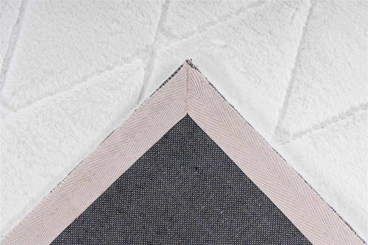 Läufer Vivica Weiß, 80x250 cm - Weiß, KONVENTIONELL, Textil (80/250cm)