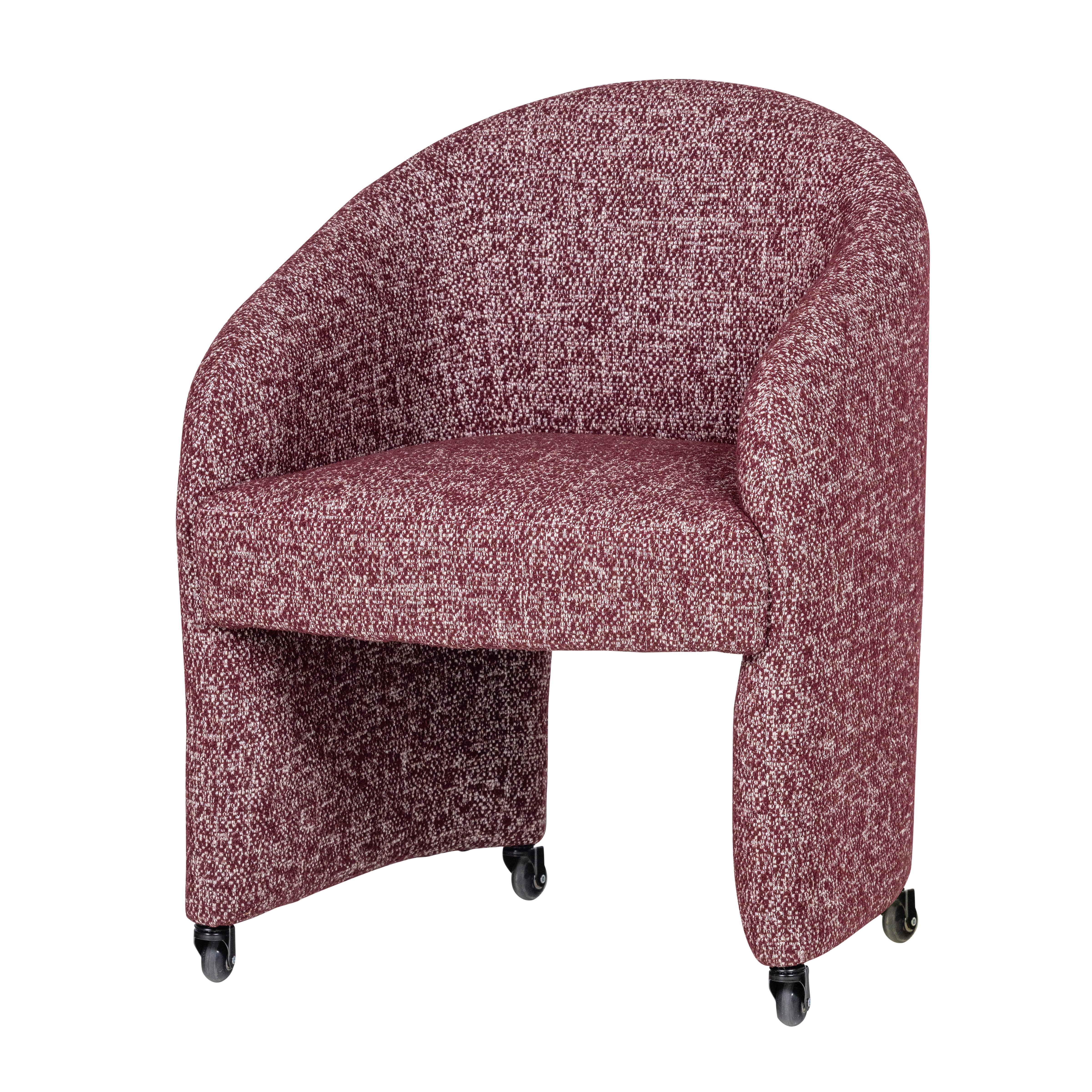 ARMLEHNSTUHL Cordo Bordeaux B: 64cm - Bordeaux, MODERN, Kunststoff/Textil (64/83/64cm) - Livetastic