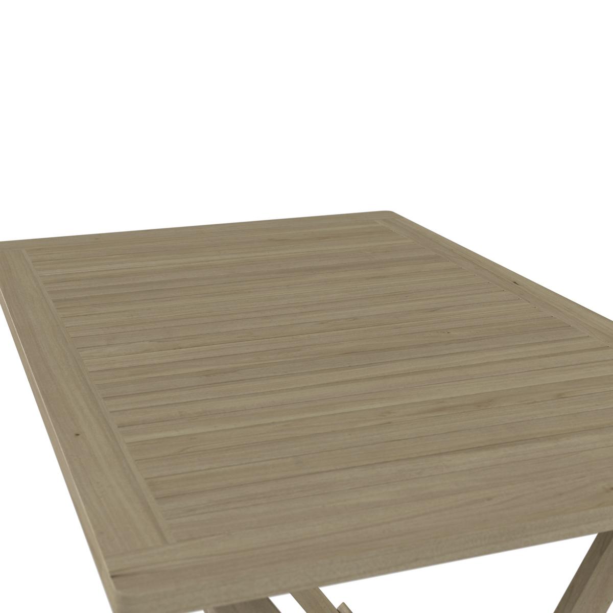 Balkonset Meran 5 Teilig - Akaziefarben, MODERN, Holz (110/42/74/77/70/47cm) - James Wood