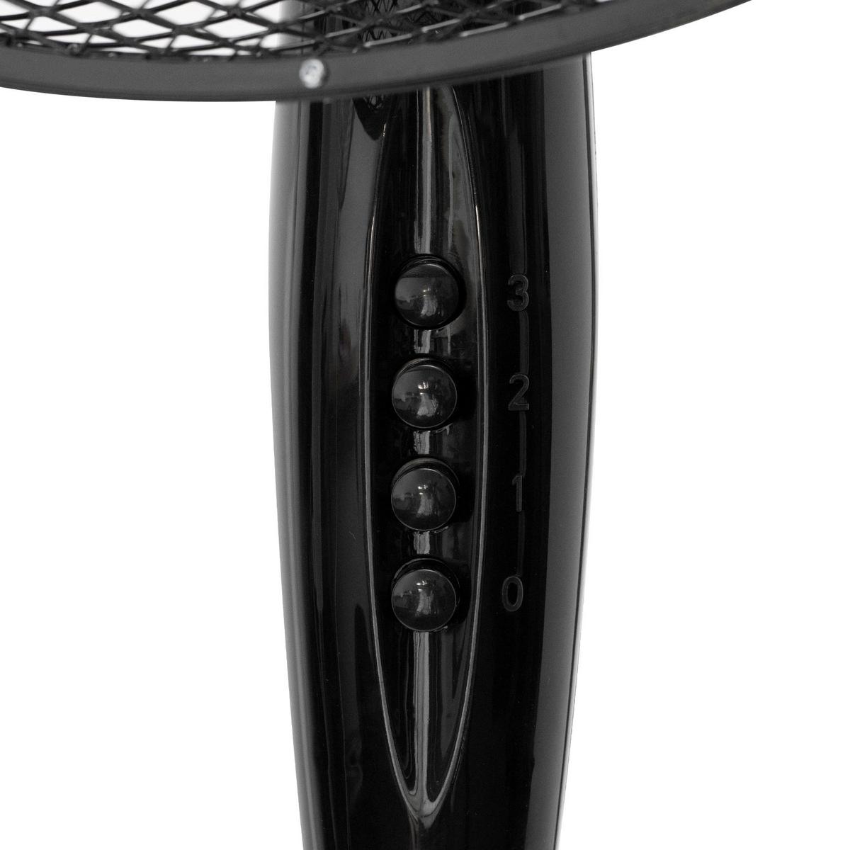 Állóventilátor Sf40bk - fekete, Basics, fém (62/103-125/62cm)