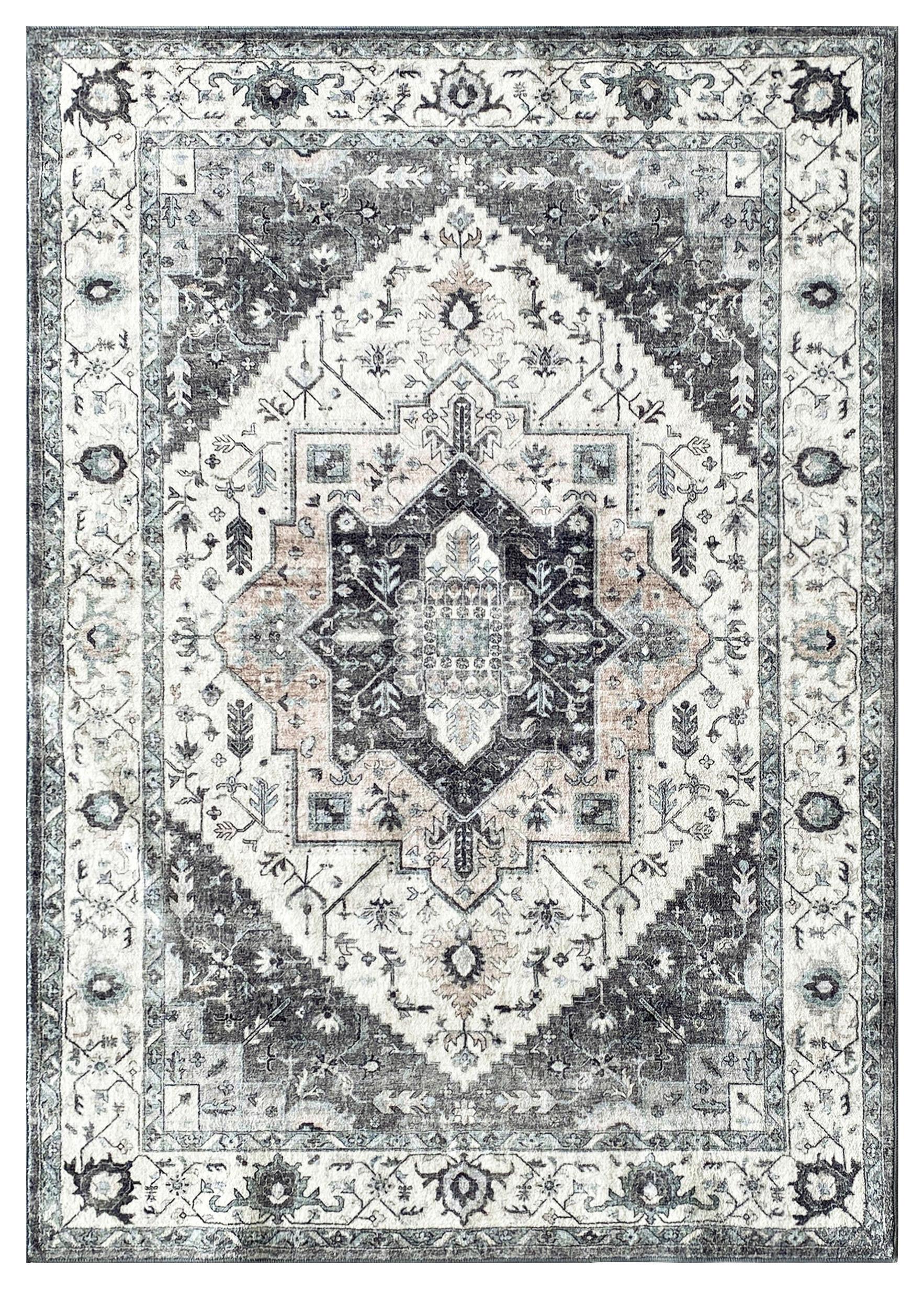 Orientalischer Webteppich Multicolor Thea 120x170 Cm - Blau/Multicolor, ROMANTIK / LANDHAUS, Textil (120/170cm) - James Wood