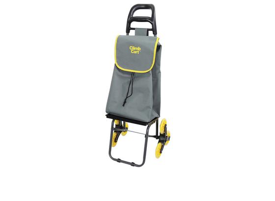 Einkaufstrolley The Climb Cart ™ - Gelb/Grau, Kunststoff/Metall (54/38/11cm) - Mediashop Einkaufstrolley The Climb Cart ™ - Gelb/Grau, Kunststoff/Metall (54/38/11cm) - Mediashop
