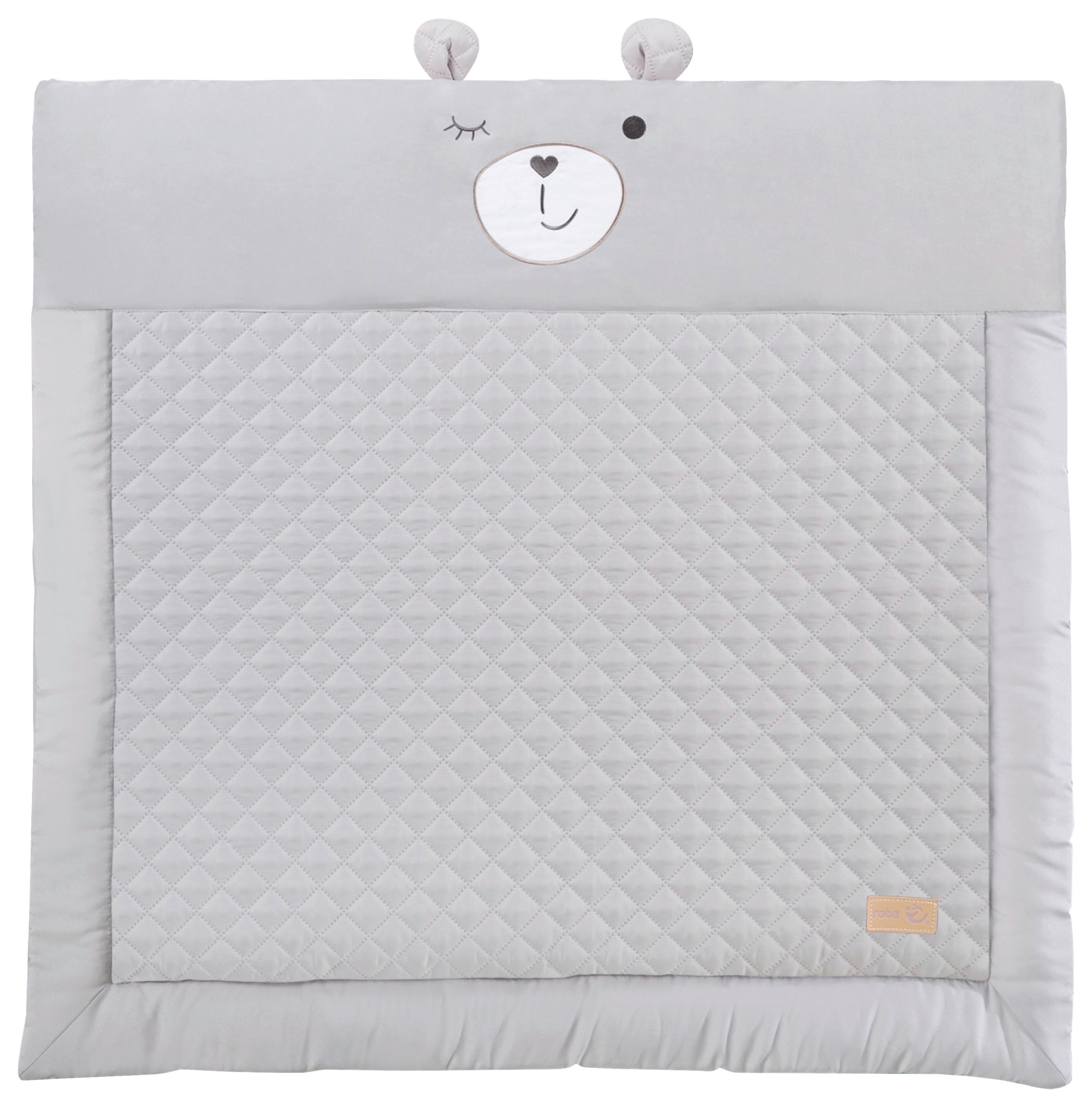 Wickelauflage Luna B: 85 Cm Silbergrau - Hellgrau, Basics, Textil (85/45/75cm) - Roba