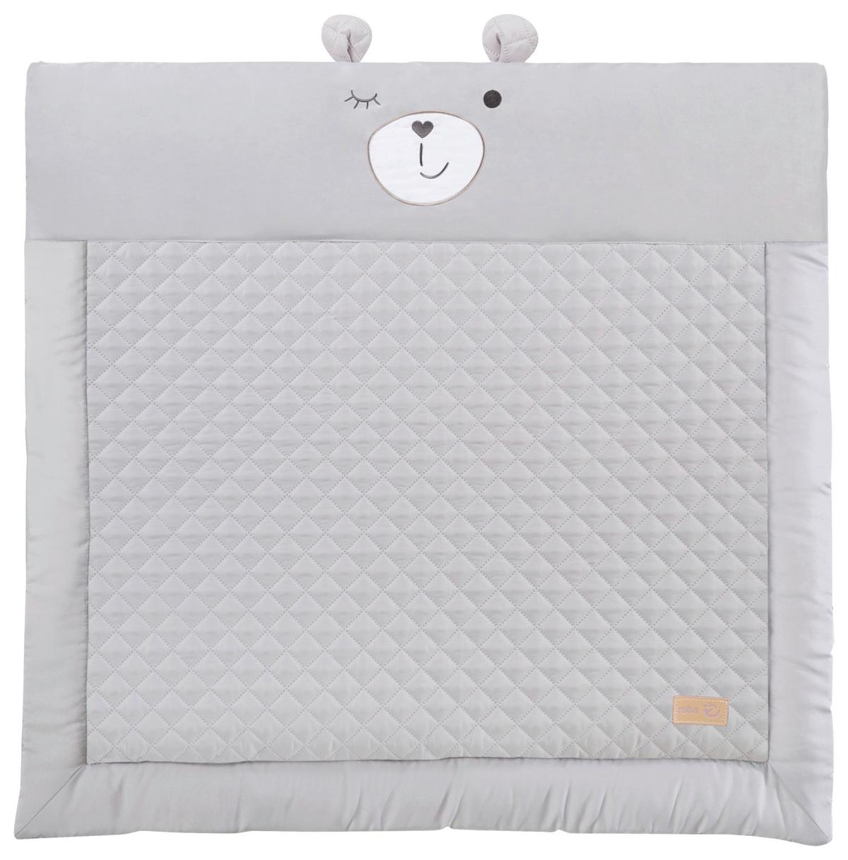 Wickelauflage Luna B: 85 Cm Silbergrau - Hellgrau, Basics, Textil (85/45/75cm) - Roba