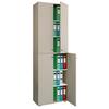 Aktenschrank Lona Grau B: 70 cm - Grau, Design, Holzwerkstoff (70/220/39cm) - MID.YOU
