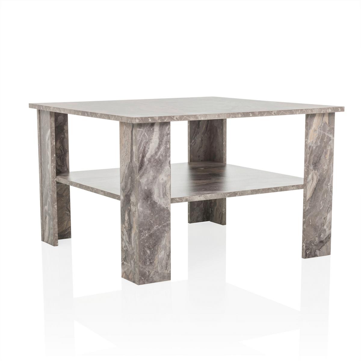 Couchtisch Bismo Grau B: 70 cm - Grau, MODERN, Holzwerkstoff (70/70/45cm) - MID.YOU