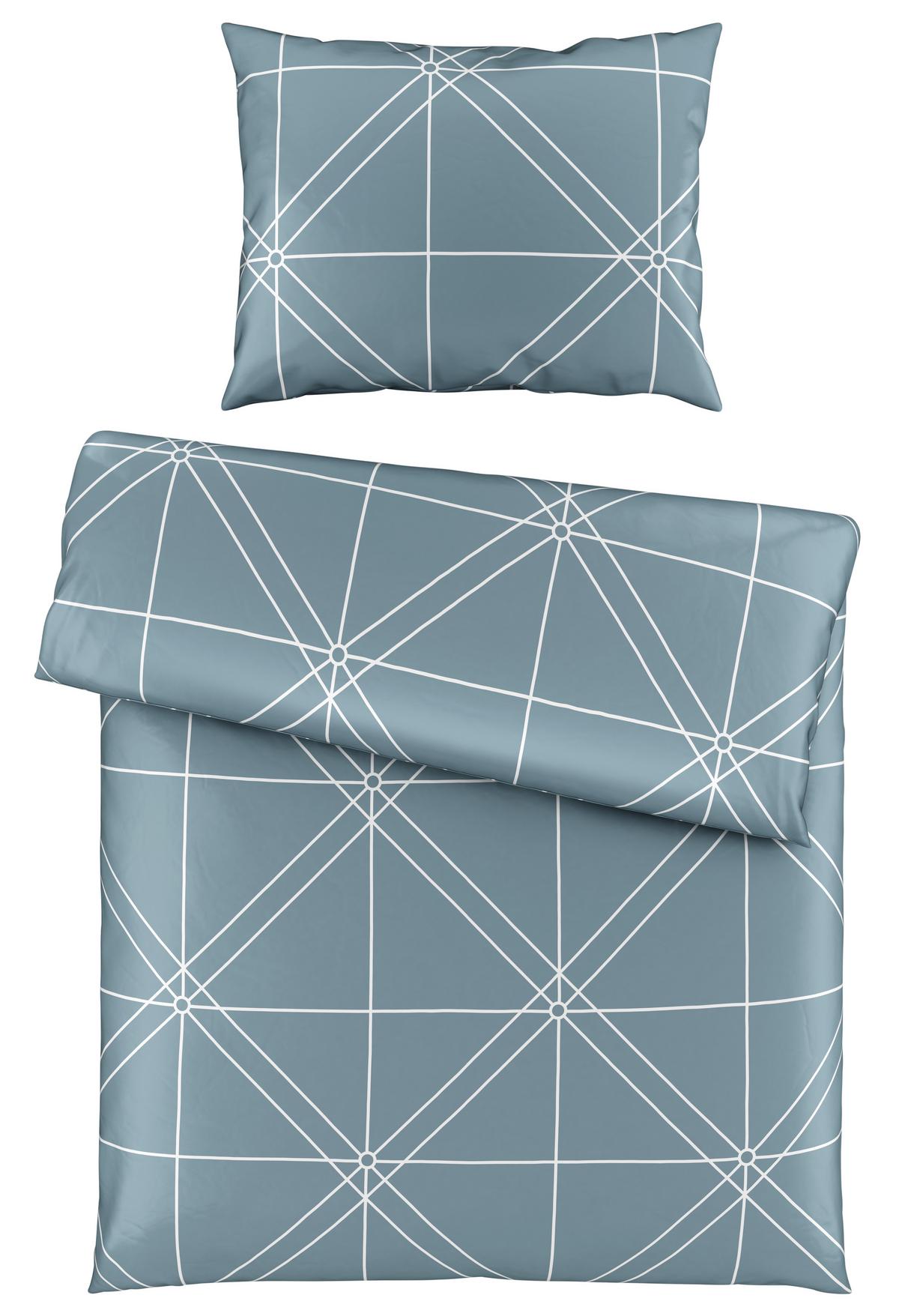 Ágyneműhuzat-garnitúra Chalene - kék, Romantik / Landhaus, textil (140/200cm) - James Wood