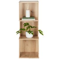 REGÁL NETTO - farba duba, Modern, kompozitné drevo (37/109/37cm) - Mömax