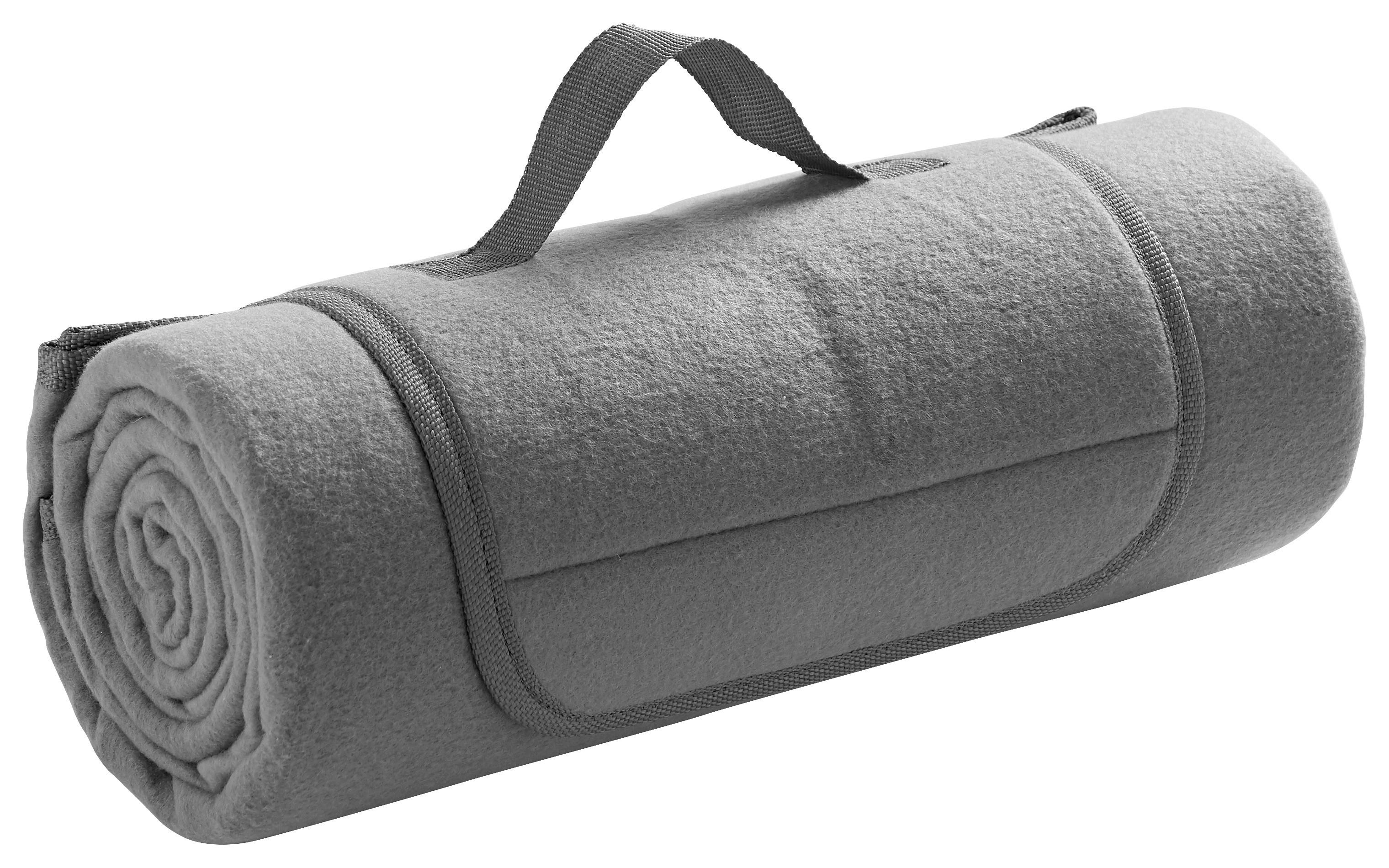 Pikniková Deka Uni, 125/150cm, Tmavosivá