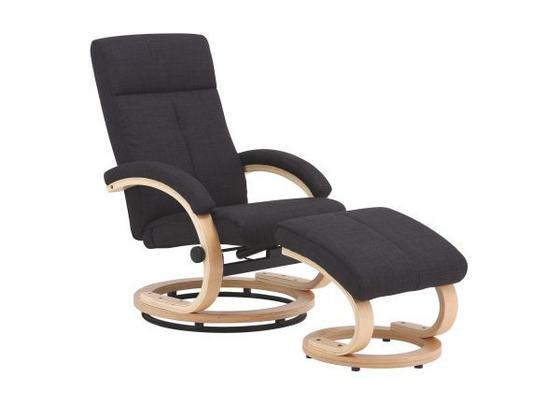 Tv-fotel Niklas - sötétszürke, modern, textil/fa (66/98-86/80-110cm) - OMBRA Tv-fotel Niklas - sötétszürke, modern, textil/fa (66/98-86/80-110cm) - OMBRA
