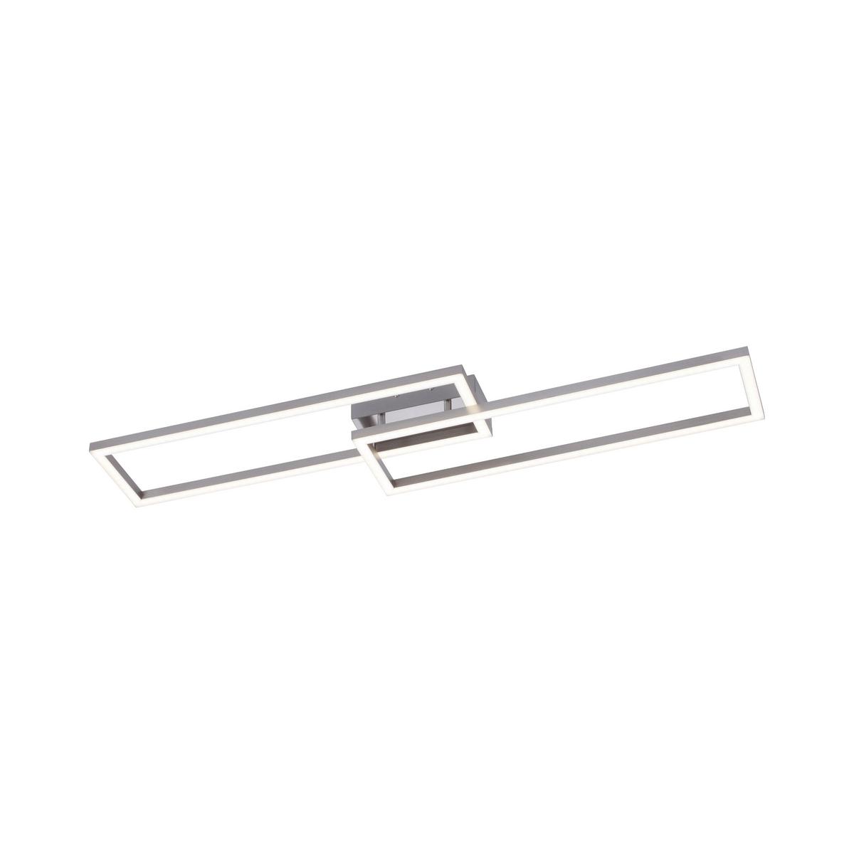 LED-Deckenleuchte 16430-55 Lolasmart-Maxi - Silberfarben, Design, Kunststoff/Metall (110/26,5/8,5cm)