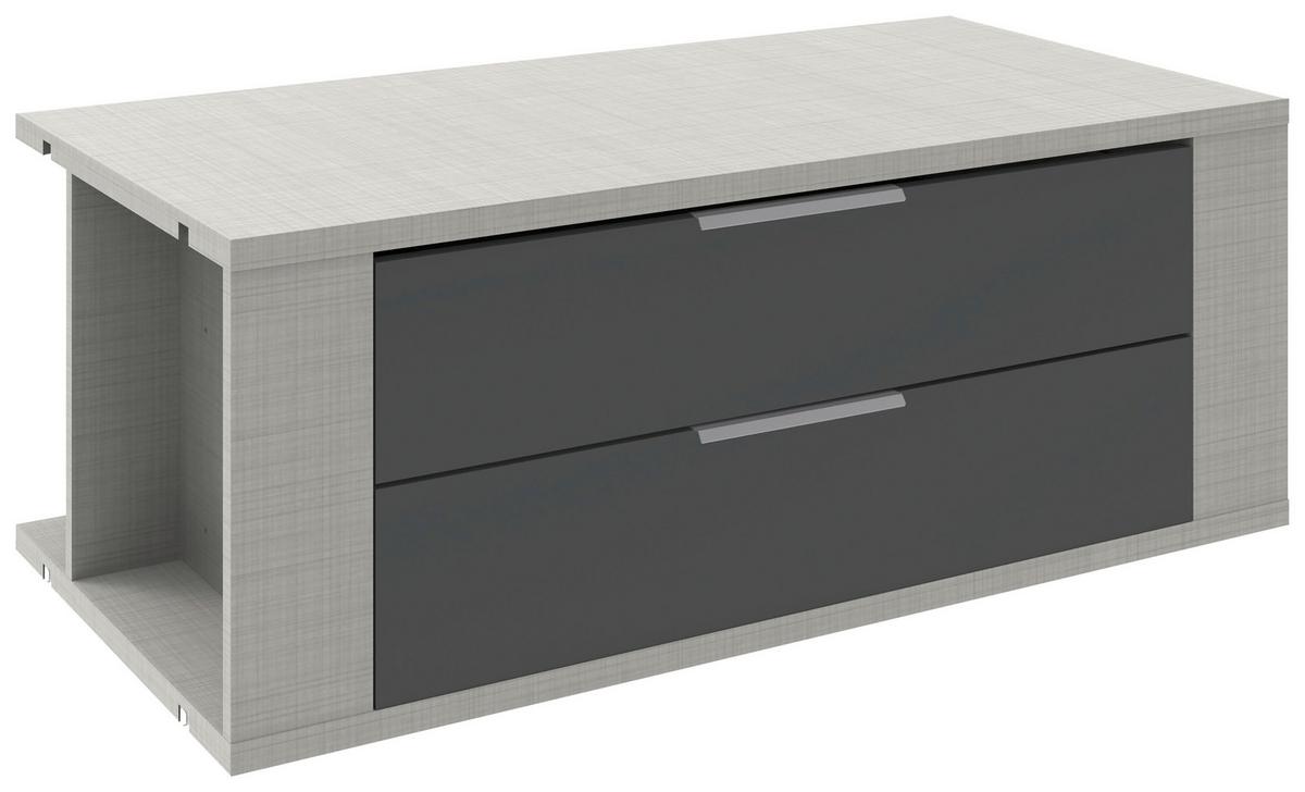 Schubkasteneinsatz Schubkasteneinsatz - Grau, MODERN, Holzwerkstoff (87/51/50cm) - MID.YOU