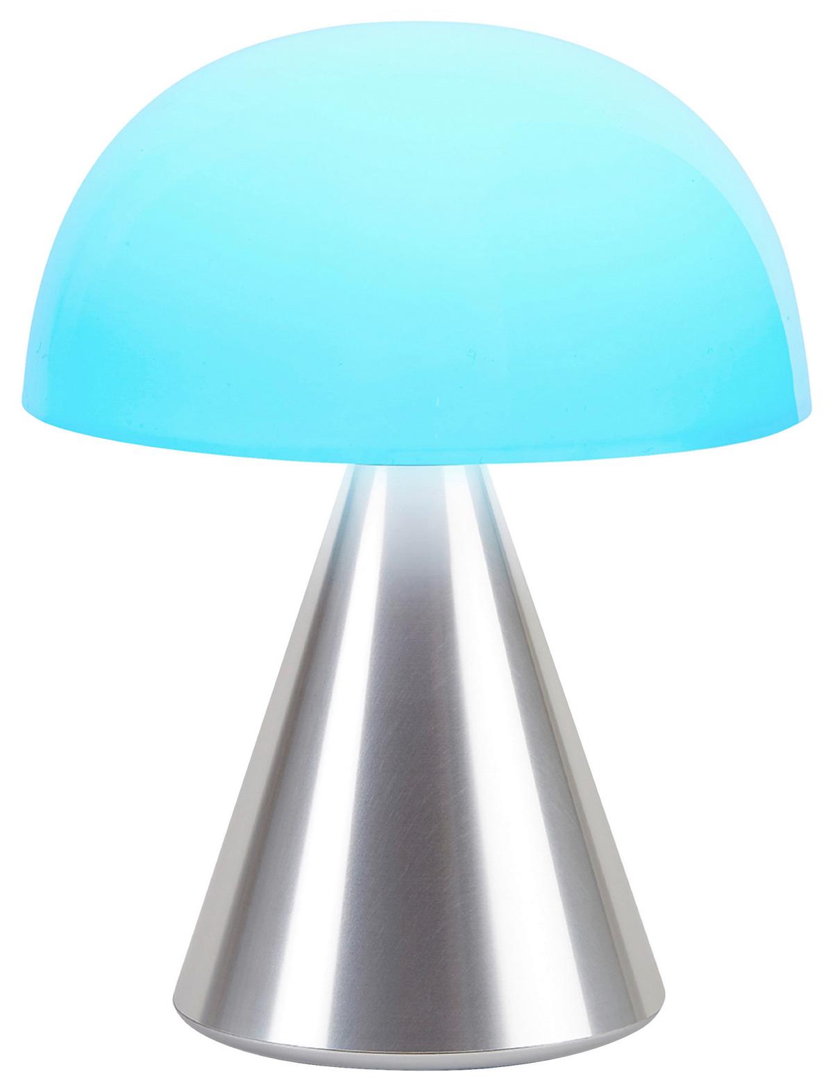 Akku-tischleuchte Lexon Mina L - Alufarben, Design, Kunststoff/Metall (14/17/14cm)