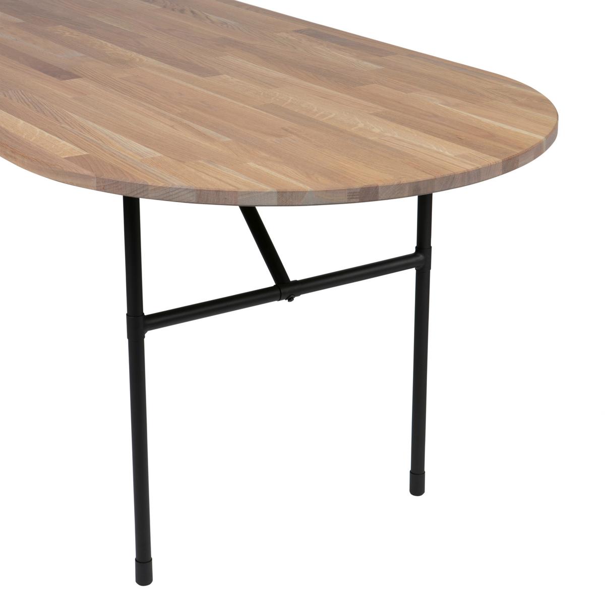 Tischplatte Tablo Grau/Eichefarben L: 220cm - Eichefarben/Grau, MODERN, Holz (220/90/2,4cm) - Livetastic