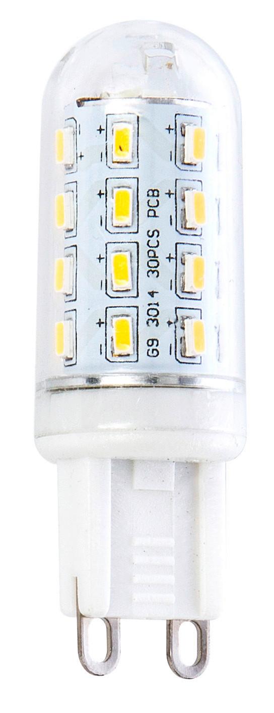 LED žiarovka 10676C, G9, 3,5 Watt - číra/biela, kov/plast (1,6/5cm) - Modern Living