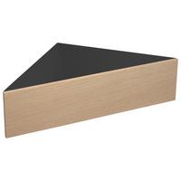 Nachkästchen Schwarz/ Honigeiche H: 15 Cm Usal S - Honigeiche/Schwarz, MODERN, Holzwerkstoff (60/15/42,4cm) - MID.YOU