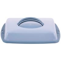 Kuchentransportbox Jordan L/b/h: Ca. 43/31/9 Cm - Pastellblau, MODERN, Kunststoff (43/31/9cm) - Luca Bessoni