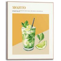 BILD Mojito 40x50 cm - Grün, Trend, Holzwerkstoff (40/50cm) - Reinders!