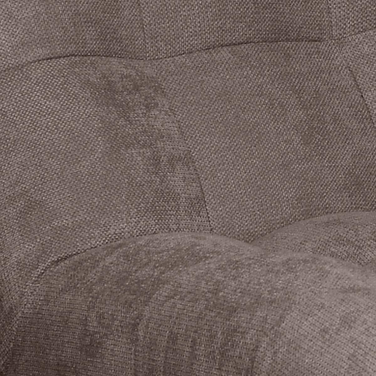 Liege Isabella Flachgewebe Taupe - Taupe/Chromfarben, MODERN, Textil (68/88/164cm) - MID.YOU