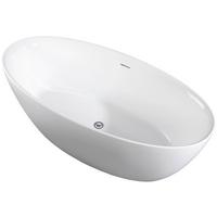 Voľne stojaca vaňa MIAMI - biela, Modern, plast (170cm)