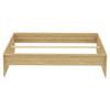 Unit Elements Bettrahmen 160x200 cm Eichefarben - Eichefarben, KONVENTIONELL, Holzwerkstoff (160/200cm) - Ondega