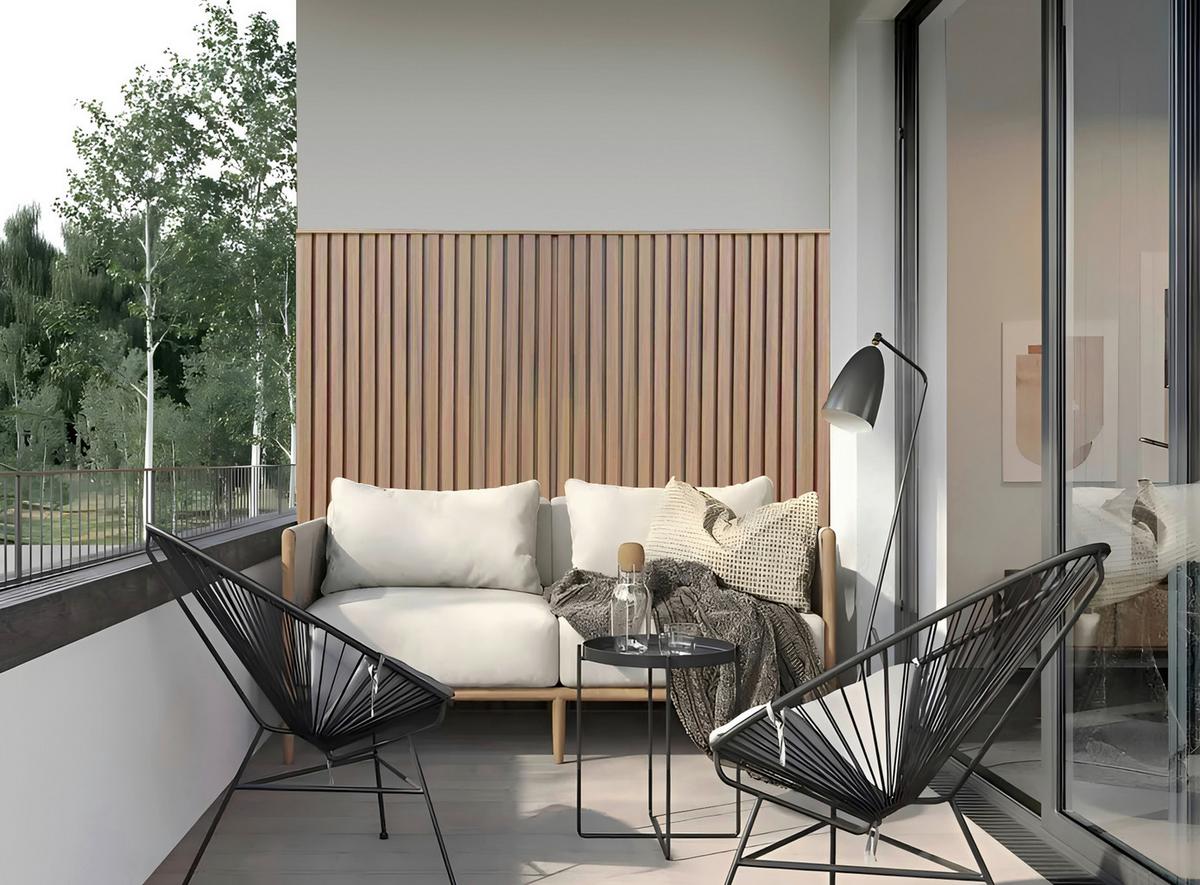 Outdoor Paneel L: 130 cm Wpc Hellbraun - Hellbraun, MODERN, Holzwerkstoff/Kunststoff (130/21,9/2,6cm)