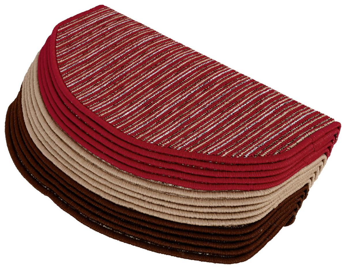 Lépcsőszőnyeg 3 Féle Színben - bézs/barna, Konventionell, textil (28/65cm) - Homezone