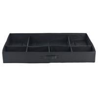 Zásuvkový box Unit, L - šedá, Konvenční, textil/plast (79,7/43,2/10,5cm) - Modern Living