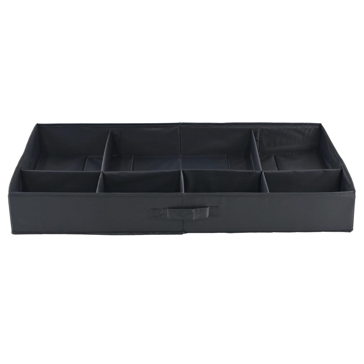 Zásuvkový box Unit, L - šedá, Konvenční, textil/plast (79,7/43,2/10,5cm) - Modern Living