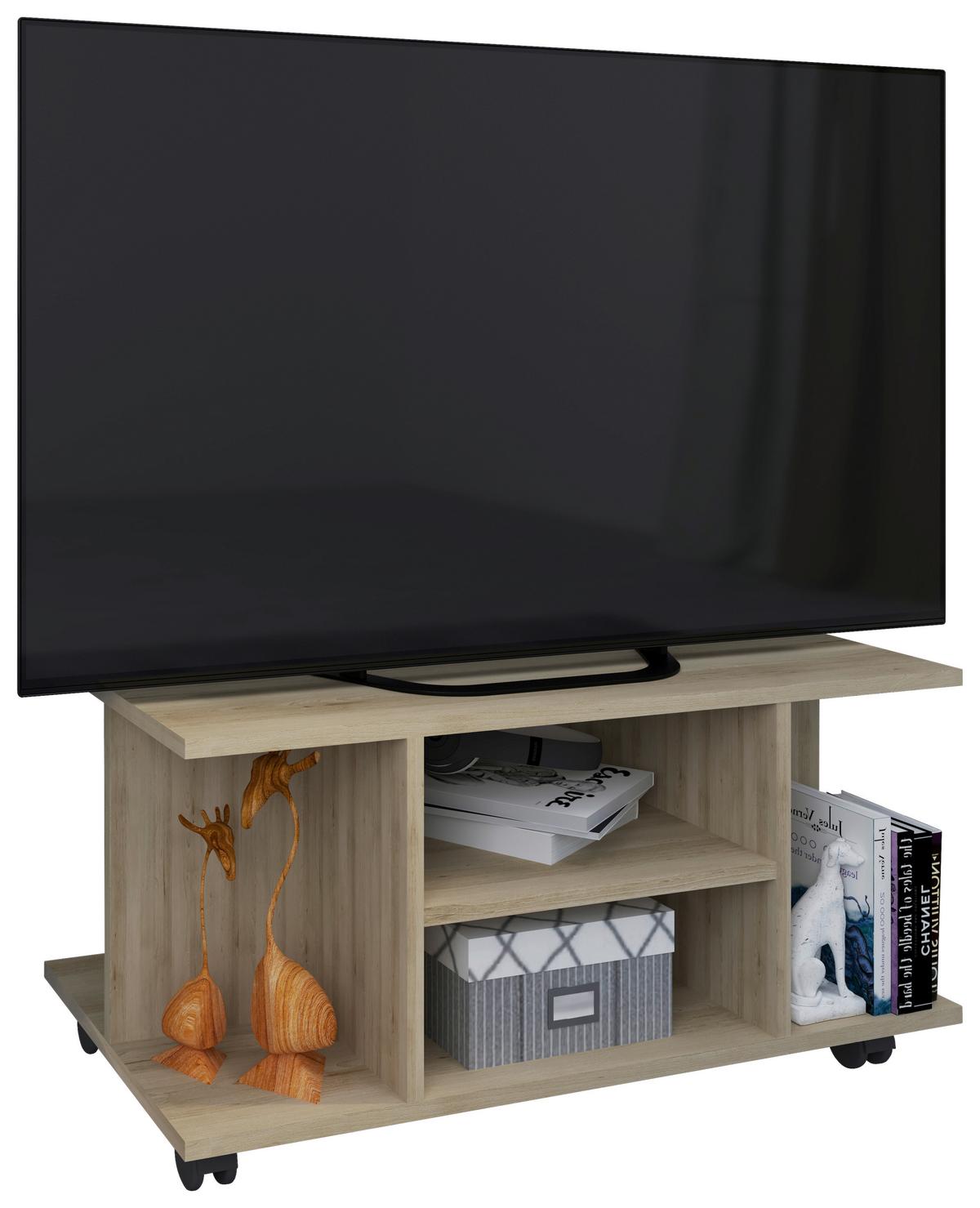 Lowboard Findalo Buchefarben B: 80 cm - Buchefarben, MODERN, Holzwerkstoff/Kunststoff (80/40/40cm) - MID.YOU
