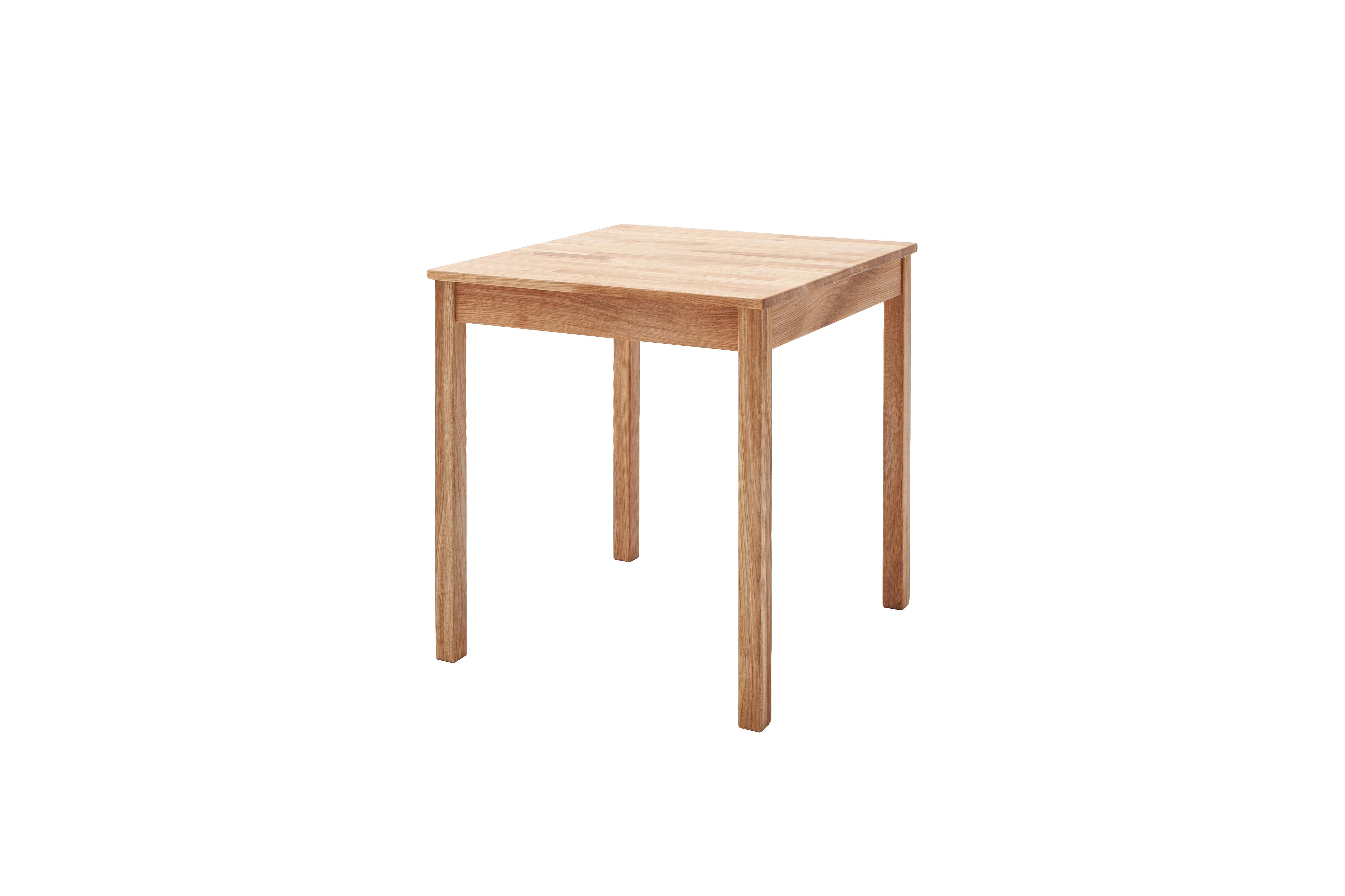 Esstisch mit Echtholz-Platte Alfons 70x76 cm - Wildeiche, LIFESTYLE, Holz (70/76/70cm) - MID.YOU