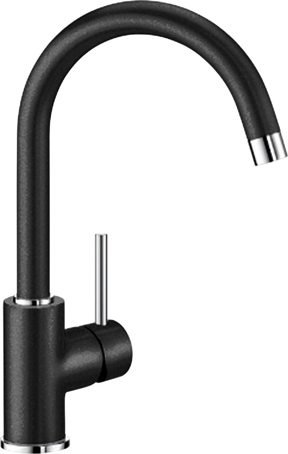 Küchenarmatur Mida Anthrazit Hochdruck - Anthrazit, MODERN, Naturmaterialien (22cm) - Blanco