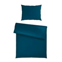 POVLEČENÍ XENIA UNI - modrá, Moderní, textil (140/200cm) - Premium Living