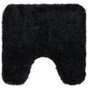 WC predložka Chris, 50/50cm, čierna - čierna, textil (50/50cm) - Premium Living