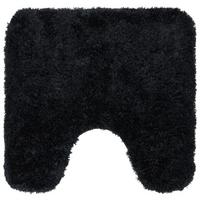 WC predložka Chris, 50/50cm, čierna - čierna, textil (50/50cm) - Premium Living