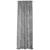 Vorhang mit Band Kirsten 135x245 cm Grau - Grau, MODERN, Textil (135/245cm) - Luca Bessoni