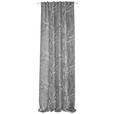 Vorhang mit Band Kirsten 135x245 cm Grau - Grau, MODERN, Textil (135/245cm) - Luca Bessoni