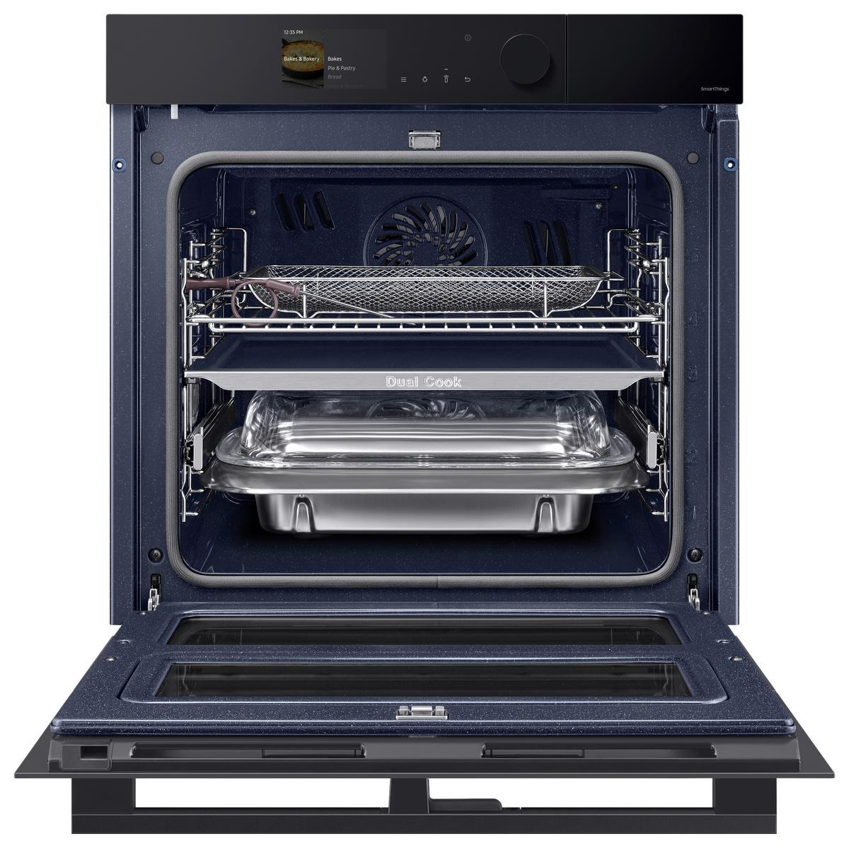 Backofen Nv7b6795jak/U3 - Schwarz, Design, Glas/Metall (59,5/59,5/57,1cm) - Samsung