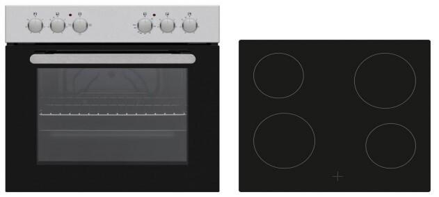 Herdset Hs 69.1 Hc Schwarz - Schwarz, Basics, Glas/Kunststoff