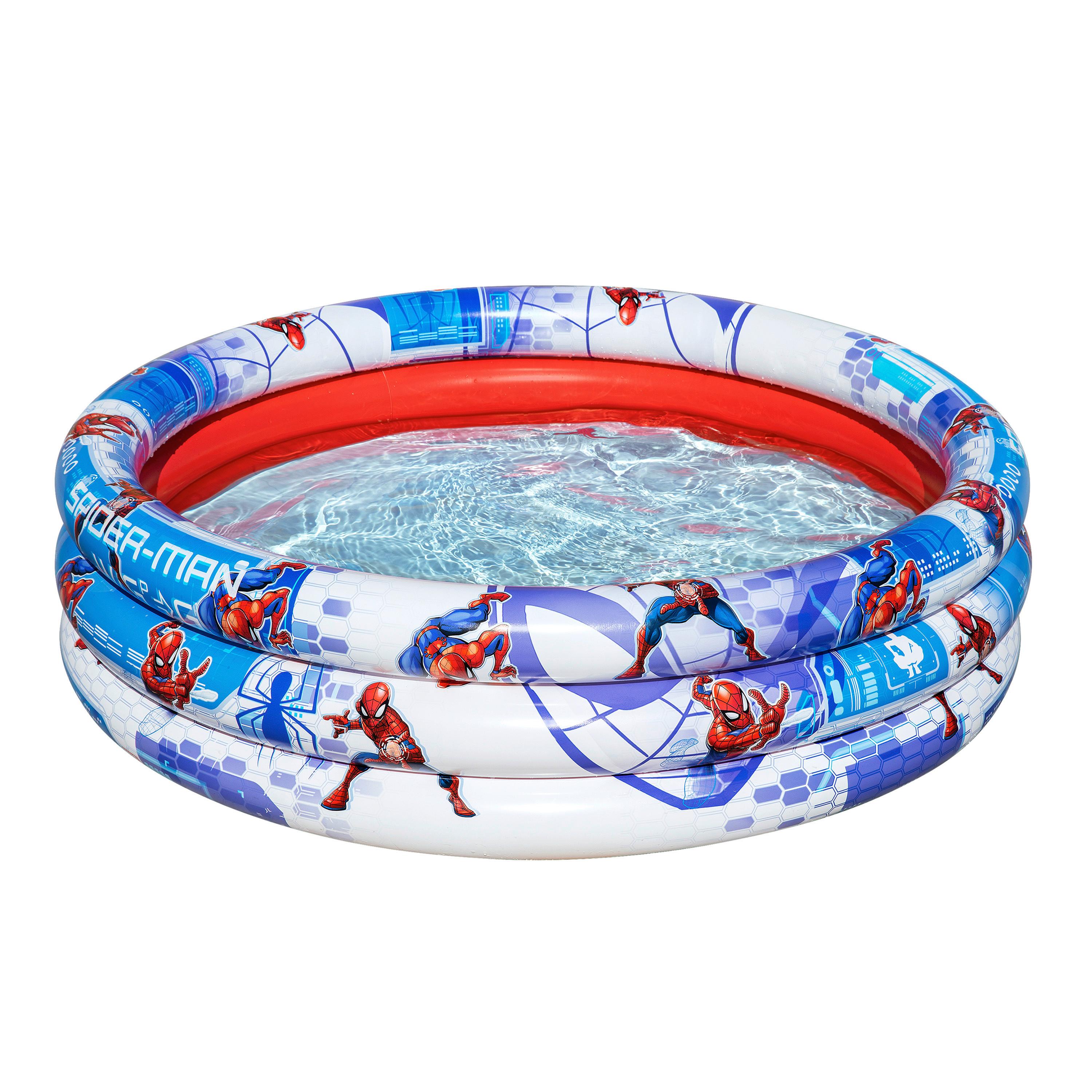 Planschbecken Spider-Man Ø 122 cm,Wasserkapazität 200L - Blau, Basics, Kunststoff (122/30cm) - Bestway