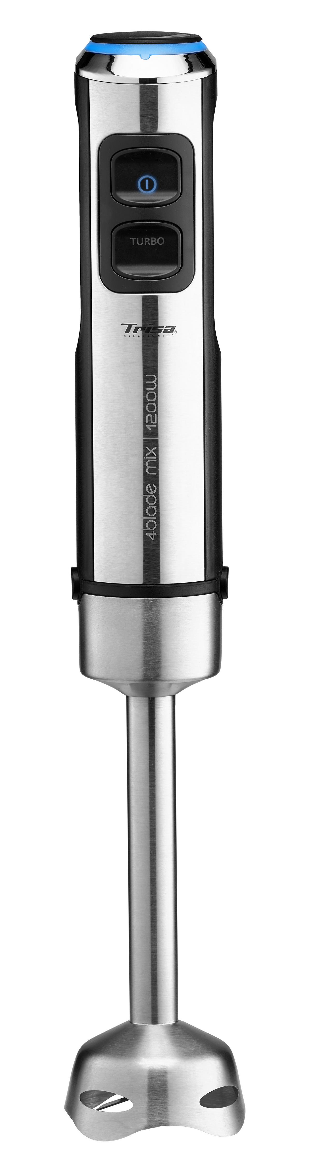 Stabmixer 4blade Mix - Edelstahlfarben, Basics, Metall (7/6,50/40cm) - Trisa Electronics