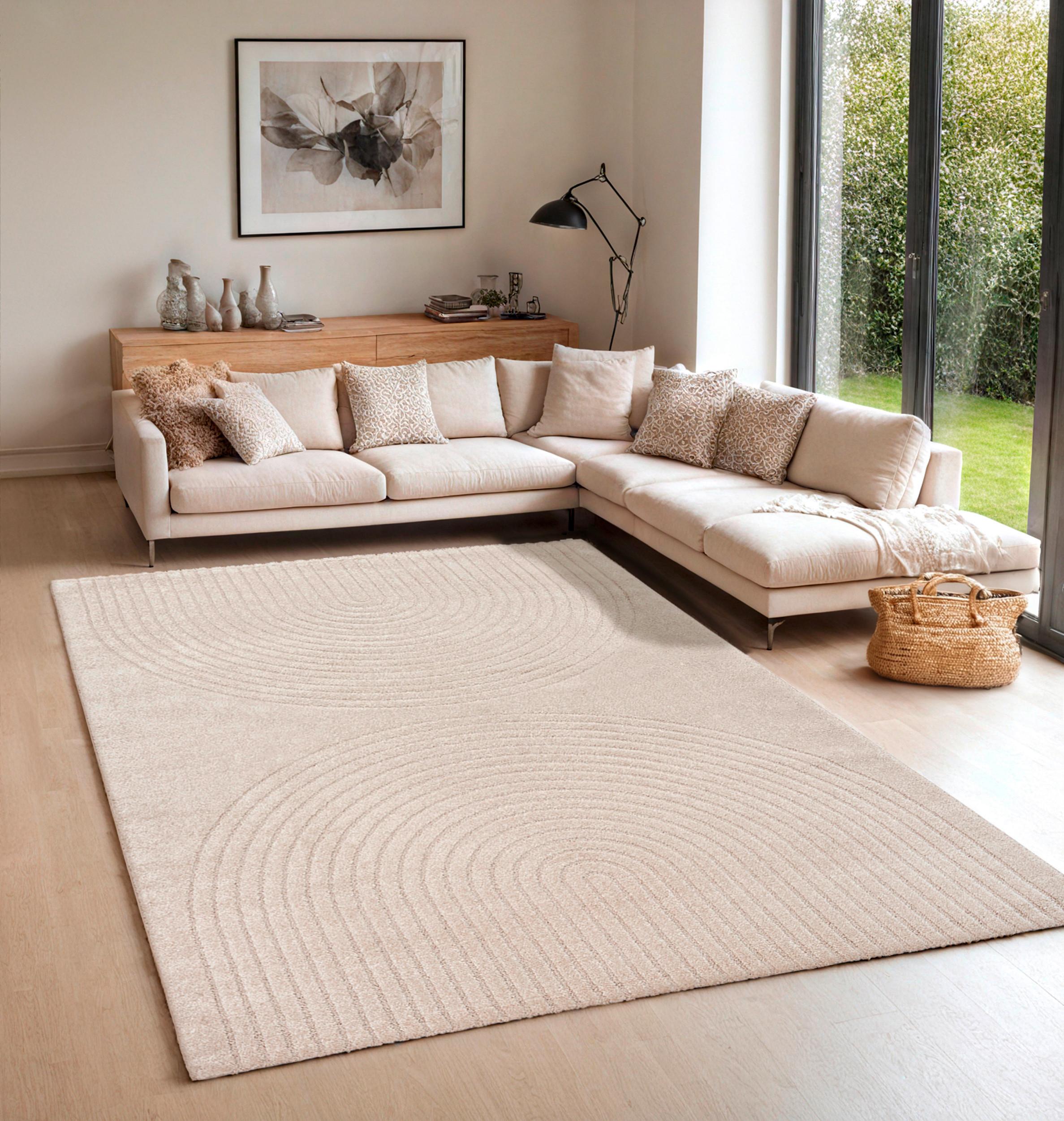 Webteppich Eclipse 2320 170-Beige - Beige, Basics, Textil (140/200cm)